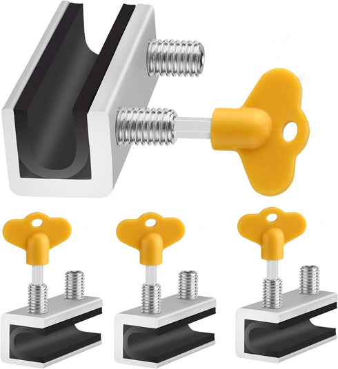 Window Locks,Sliding Security Windows Locks With Key, Window Security Bars for Vertical&Horizontal Slide Door,Adjustable Security Locks For Child ...