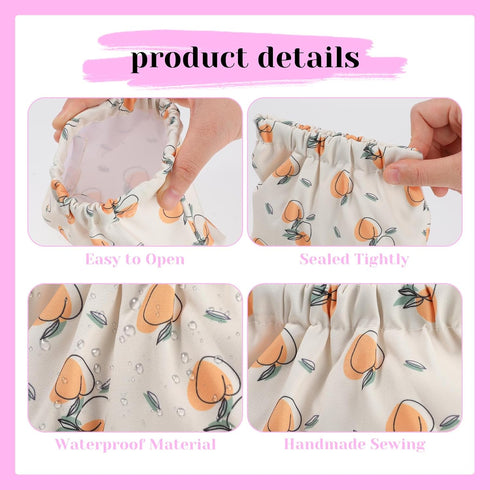 Qianyu 3 Pcs Mini Makeup Bag Self-Closing Small Cosmetic Pouch No Zipper Waterproof Coin Purse Portable Travel Kit Toiletries Storage Case Organiz...