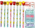 12PCS Novelty Food Pencils Non Sharpening Pencils Stackable Pencils Chips Pencil Hamburger Ice Cream Pencil Cola Pencils With 64 Nibs For School S...