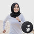 SATINIOR 2 Pieces Stretch Head Wrap Scarf Stretchy Turban Long Hair Scarf Wrap Solid Color Soft Head Band Tie for Women (Black, Grey)...