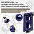 Hydraulic Steering Lock / 4" Outboard Motor Steering Lock for Outboard Motor Trailering/Transport, Prevent Swinging of Engine in Trailering...