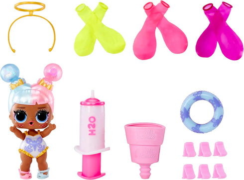 LOL Surprise Water Balloon Surprise Dolls with Collectible Doll, Water Balloon Hair, Glitter Balloons, 4 Ways to Play, Water Play, Reusable Water ...
