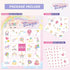 WERNNSAI Unicorn Party Games Unicorn Bingo Cards for 24 Players- Rainbow Birthday Party Game for Girls Kids Adults Board Game Classroom Family Act...