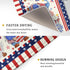 4th of July Drying Mat for Kitchen Counter 18 x 24 in - US Independence Day Patriotic Gnomes Microfiber Large Dish Drainer Mats Protector Pad for ...