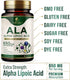 Alpha Lipoic Acid 600mg Plus - Pure ALA Supplement Non-GMO & Gluten Free, Supports Cellular Energy & Antioxidant Health, Extra Strength Lipoic Aci...