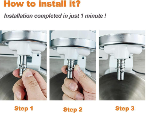 4-Pack Stainless Steel Spring and Washer Fit for Kitchenaid Stand Mixer, Quick Install Accessories and Upgrade Parts Kit...
