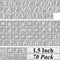 1.5 Inch Alphabet Letter Stencils for Painting - 70 Pack Letter and Number Stencil Templates with Signs for Painting on Wood, Reusable Cursive Let...
