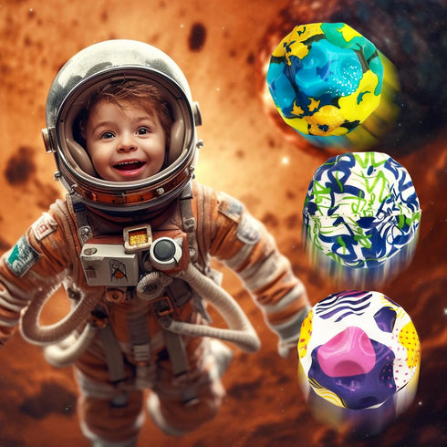 Space Ball,Extreme High Bouncing Ball, Super High Bouncing Space Ball, Children's Sensory Ball, Athlete Training Ball...