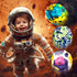 Space Ball,Extreme High Bouncing Ball, Super High Bouncing Space Ball, Children's Sensory Ball, Athlete Training Ball...