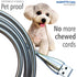 Metal Braided Cord, USB Charging Cable, Stainless Steel, Strong Durable Wire, Tangle Free, Data sync high Speed 3.3ft, Silver Charger Cable...