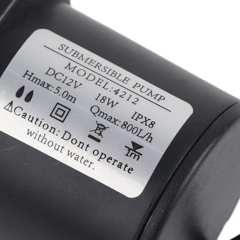 DC 12V Brushless Water Pump Centrifugal Submersible Pump Sump Pump Circulation Pump 18W 700L/h...