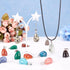 FASHEWELRY 50Pcs Water Drop Stone Pendants Teardrop Healing Crystal Quartz Chakra Gemstone Rock Charms Random Mixed for Necklace Jewelry Making Ho...