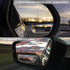 2Pcs Upgrade Blind Spot Mirror, 360° HD Glass Frameless Convex Rear View Mirrors Exterior Accessories with wide angle Adjustable Stick Blind Spot ...