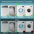 Hat Washer for Washing Machine,Hat Cleaner for Baseball Caps with Frame Cage and Mesh (1Pack white with mesh)...