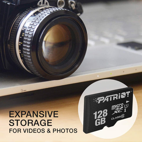 Patriot LX Series Micro SD Flash Memory Card 128GB...