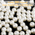 Pearl Beads for Craft, Anezus 200pcs Ivory Faux Fake Pearls, 12 MM Sew on Pearl Beads with Holes for Jewelry Making, Bracelets, Necklaces, Hairs, ...