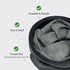 Smilefil Round Reusable Micro Cloth Filter Bags 10QT Vacuum Bags Compatible with ProTeam Part # 100565 - Fits ProTeam Coachvac, Super CoachVac, Me...