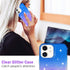 JJGoo Compatible with iPhone 11 Case, Clear Glitter Sparkle Shock Absorption Protective Phone Cases Cute Slim Thin Cover for Women Girls (6.1 inch...