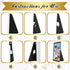12 Pack 10 Inch Poster Stand Self Stick Easel Back Poster Board Stand Convenient Peel and Stick Self Adhesive Easels Display Cardboard Sign Stand ...