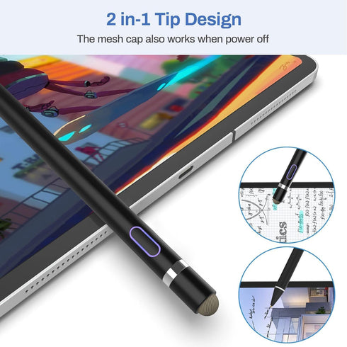 Stylus Pens for Touch Screens, Universal Fine Point Stylus for iPad, iPhone, iOS/Android Smart Phone and Other Tablets, Active Stylus Stylist Pen ...