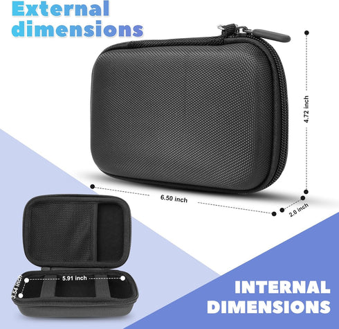 Case Compatible with UCOMX Nano/for Apple MagSafe Duo/for Iseyyox/for Rtops/for LISEN 3 in 1 Wireless Foldable Magnetic Charger, Easy to Carrying,...