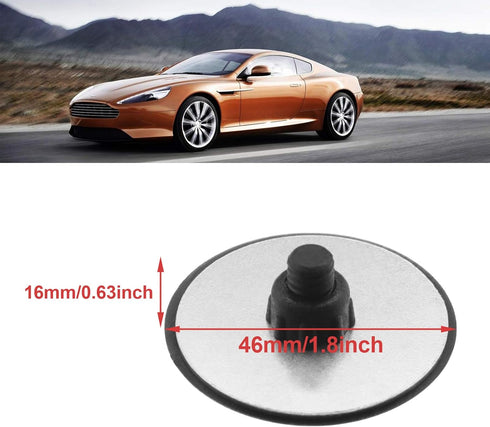 SING F LTD Rear Wiper Delete Kit,Rear Wiper Delete Kit Car Waterproof Block Off Plug Cap for Rear Tailgate Wiper Arm ABS Black 46mm...