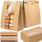 Paper Bread Bags - 35 Pack - Homemade Bread Storage Bags with Clear Window Includes Label Seal Stickers -Bakery Packaging Bags for Cookies, Bread,...