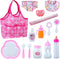 BABESIDE Baby Doll Bottles and Accessories 15 Pcs Baby Doll Feeding Set Including Diaper Bag,Magic Bottles,Changing Mat for Dolls Kids Pretend Pla...
