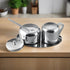 Cuisinox Stainless Steel Cream and Sugar Set, 5-Piece...