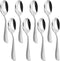 HANSGO 8PCS Hammered Coffee Spoons, Stainless Steel Tea Spoons Espresso Spoons for Dessert Coffee Tea...