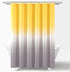 Lush Decor Umbre Fiesta Shower Curtain, 72" x 72", Yellow and Gray...