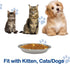 kathson 8 Pcs Stainless Steel Cat Food Bowls, Replacement Whisker Relief Cat Metal Dishes, Shallow Wide Cat&Dog Food and Water Bowl Suitable for P...