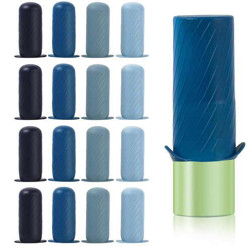 Leak Locks, Silicone Travel Covers, Elastic Sleeves for Leak Proofing Travel, Travel Size Container Silicone Sleeves, Travel Accessories for Shamp...
