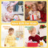 Baby Car Toy for 12 18 Months, Rattle and Roll Soft Rubber Vehilces for 1 2 3 Year Old Toddlers, 3 PCS Push and Go Friction Powered Cars, First Id...