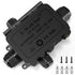 Junction Box - 4 Way M20 IP68 Outdoor Electrical Box Waterproof, Wire Range Ø5-9mm Outdoor Junction Box Waterproof, Landscape Lighting Wire Juncti...
