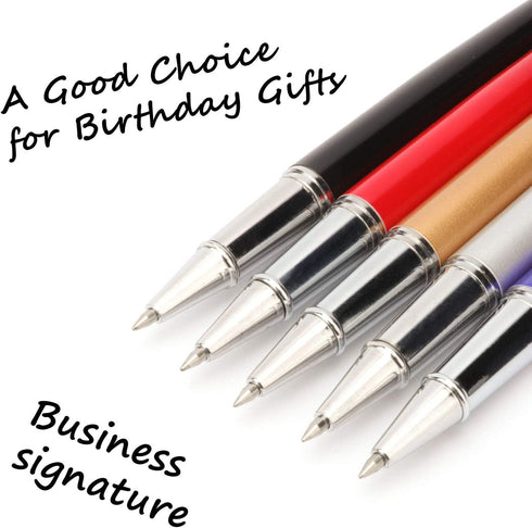 Rollerball Pen - 2 Pack of Ballpoint Ball Pen for Men Women Executive Business Office School Use,Executive Nice Pens for Business Birthday Gift wi...