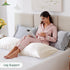 Love's cabin Satin Body Pillow Pillowcase, Similar to Silk Body Pillow Cover with Envelope Closure, Silky Cooling Long Pillowcases for Hair and Sk...