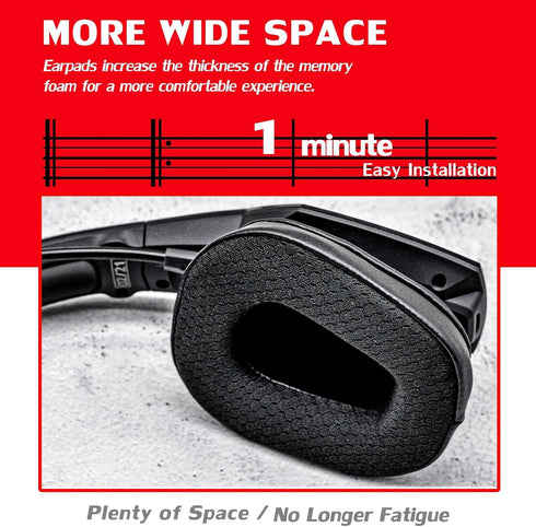 Ear Pads Compatible with B450-XT B550-XT Headset I with Microphone Foam (Cooling Gel Breathable Mesh)...