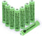 GEILIENERGY Solar Light Batteries AAA Triple A NIMH 600mAh 1.2V Rechargeable for Garden Lights Remotes Mice (Pack of 8)...