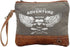 Myra Bag Adventure Begins Upcycled Canvas Wristlet Bag S-1020...