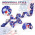 American Flag Dog Collar Ayaseen 4th of July Dog Collar, Adjustable Dog Bow Tie Collar, Independence Day Red White and Blue Dog Collar, Dog Collar...