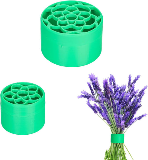 2pcs Spiral Ikebana Stem Holder, Flower Shaped Bouquet Holder 3D Printing Spiral DIY Bouquet Twister Plastic Flower Arrangement Holder for Vases D...