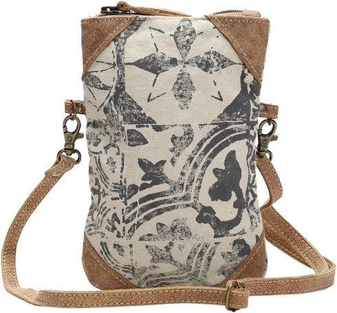Myra Bag Patterns Upcycled Canvas Crossbody Bag S-1157...