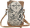 Myra Bag Patterns Upcycled Canvas Crossbody Bag S-1157...
