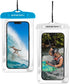 GOOSPERY [2-Pack Universal Waterproof Phone Pouch, Underwater Cellphone Dry Case Beach Bag Compatible with iPhone 14 13 12 11 Pro Max Mini Xs XR, ...