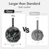 AmazerBath Charcoal Loofah Sponge, Shower Loofah 60g/PCS - Body Scrubber Loofa Set of 4 - Charcoal Blue, Gray, Pink & Army Green, Bath Sponge for ...