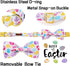 Unique style paws Easter Dog Collar with Bow Colorful Egg Pet Collar Best Gift for Small Medium Large Boys Girls-L...