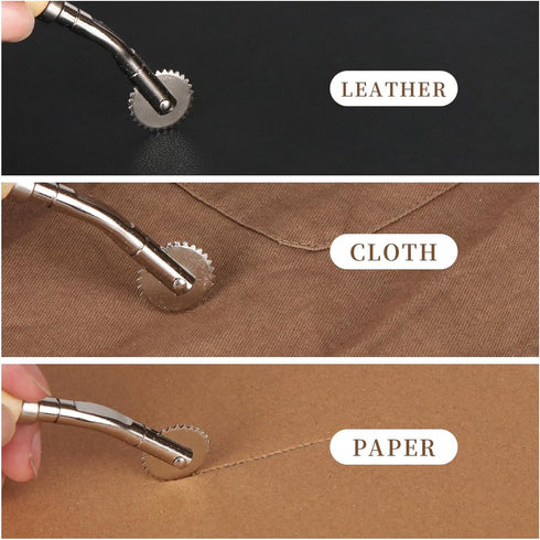 ALXBSONE 2 PCS Tracing Wheel, Professional Stitch Marking Spacer, Sewing Tracing Wheel for Tracing Paper, Pounce Wheel for Sewing Patterns with Wo...