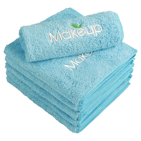 Orighty Makeup Remover Wash Cloths - Super Soft Microfiber Face Towel, Absorbent Washcloths for Cleansing, Fingertip Face Towels for Makeup Remova...