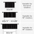 RV Curtains for Camper Windows Blackout 2 Pack Valances Waterproof Light Blocking Blackout Thermal Insulated Small Curtains for Basement Window Ba...